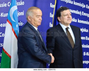 Karimov and Jose Manuel Barroso