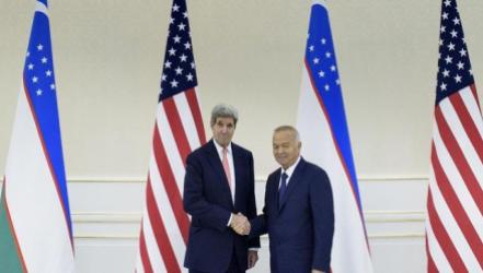 John Kerry and Islam Karimov